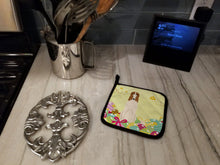 Load image into Gallery viewer, Easter Eggs Borzoi Pot Holders - Set of 2 - Heat-Resistant Kitchen Essentials BB6023PTHD