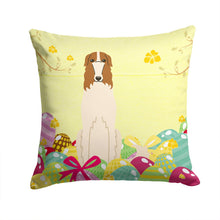 Load image into Gallery viewer, Easter Eggs Borzoi Throw Pillow - 14x14 Decorative Pillow – Art for Your Home &amp; Patio BB6023PW1414