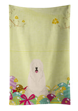 Load image into Gallery viewer, Easter Eggs South Russian Sheepdog Kitchen Towel – Artistic Dish Towel for Everyday Use BB6024KTWL