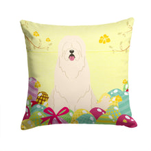 Load image into Gallery viewer, Easter Eggs South Russian Sheepdog Throw Pillow - 14x14 Decorative Pillow – Art for Your Home &amp; Patio BB6024PW1414