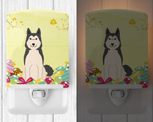Load image into Gallery viewer, Easter Eggs West Siberian Laika Spitz Ceramic Night Light BB6025CNL