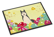 Load image into Gallery viewer, Easter Eggs West Siberian Laika Spitz Doormat - 24x36 Decorative Floor Mat – Indoor/Outdoor Rug with Artistic Flair BB6025JMAT