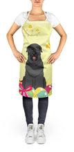 Load image into Gallery viewer, Easter Eggs Black Russian Terrier Apron – Artist-Designed Kitchen, BBQ &amp; Craft Apron BB6026APRON