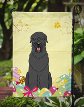 Load image into Gallery viewer, Easter Eggs Black Russian Terrier Garden Flag - Outdoor Decorative Yard Flag BB6026GF