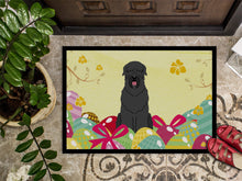 Load image into Gallery viewer, Easter Eggs Black Russian Terrier Doormat - 24x36 Decorative Floor Mat – Indoor/Outdoor Rug with Artistic Flair BB6026JMAT