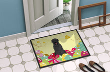Load image into Gallery viewer, Easter Eggs Black Russian Terrier Doormat - 24x36 Decorative Floor Mat – Indoor/Outdoor Rug with Artistic Flair BB6026JMAT