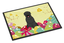 Load image into Gallery viewer, Easter Eggs Black Russian Terrier Doormat - 24x36 Decorative Floor Mat – Indoor/Outdoor Rug with Artistic Flair BB6026JMAT