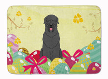 Load image into Gallery viewer, Easter Eggs Black Russian Terrier Machine Washable Memory Foam Mat BB6026RUG