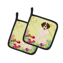 Load image into Gallery viewer, Easter Eggs Moscow Watchdog Pot Holders - Set of 2 - Heat-Resistant Kitchen Essentials BB6027PTHD