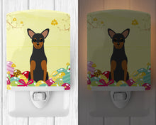 Load image into Gallery viewer, Easter Eggs Manchester Terrier Ceramic Night Light BB6028CNL