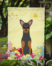 Load image into Gallery viewer, Easter Eggs Manchester Terrier Garden Flag - Outdoor Decorative Yard Flag BB6028GF