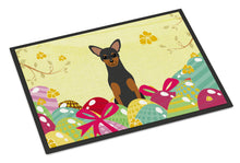Load image into Gallery viewer, Easter Eggs Manchester Terrier Doormat - 24x36 Decorative Floor Mat – Indoor/Outdoor Rug with Artistic Flair BB6028JMAT