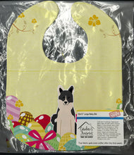 Load image into Gallery viewer, Easter Eggs Russo-European Laika Spitz Baby Bib BB6029BIB