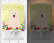 Load image into Gallery viewer, Easter Eggs Samoyed Ceramic Night Light BB6030CNL