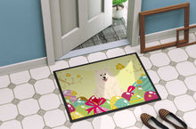 Load image into Gallery viewer, Easter Eggs Samoyed Doormat - 24x36 Decorative Floor Mat – Indoor/Outdoor Rug with Artistic Flair BB6030JMAT
