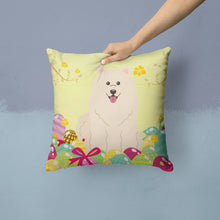 Load image into Gallery viewer, Easter Eggs Samoyed Throw Pillow - 14x14 Decorative Pillow – Art for Your Home &amp; Patio BB6030PW1414