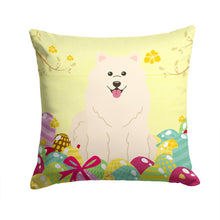 Load image into Gallery viewer, Easter Eggs Samoyed Throw Pillow - 14x14 Decorative Pillow – Art for Your Home &amp; Patio BB6030PW1414