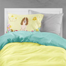 Load image into Gallery viewer, Easter Eggs Russian Spaniel Fabric Standard Pillowcase – Artistic Decorative Front, White Back BB6031PILLOWCASE