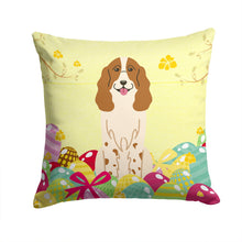 Load image into Gallery viewer, Easter Eggs Russian Spaniel Throw Pillow - 14x14 Decorative Pillow – Art for Your Home &amp; Patio BB6031PW1414