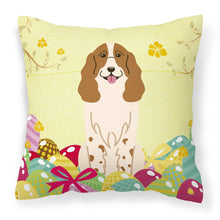 Load image into Gallery viewer, Easter Eggs Russian Spaniel Fabric Decorative Pillow BB6031PW1818