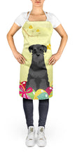 Load image into Gallery viewer, Easter Eggs Standard Schnauzer Black Apron – Artist-Designed Kitchen, BBQ &amp; Craft Apron BB6032APRON