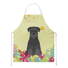 Load image into Gallery viewer, Easter Eggs Standard Schnauzer Black Apron – Artist-Designed Kitchen, BBQ &amp; Craft Apron BB6032APRON
