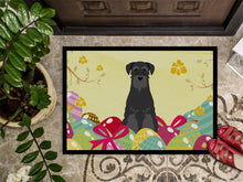 Load image into Gallery viewer, Easter Eggs Standard Schnauzer Black Doormat - 24x36 Decorative Floor Mat – Indoor/Outdoor Rug with Artistic Flair BB6032JMAT