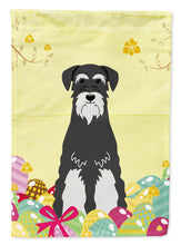 Load image into Gallery viewer, Easter Eggs Standard Schnauzer Salt and Pepper Garden Flag - Outdoor Decorative Yard Flag BB6033GF