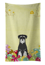 Load image into Gallery viewer, Easter Eggs Standard Schnauzer Salt and Pepper Kitchen Towel – Artistic Dish Towel for Everyday Use BB6033KTWL