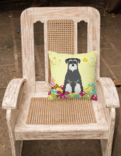 Load image into Gallery viewer, Easter Eggs Standard Schnauzer Salt and Pepper Fabric Decorative Pillow BB6033PW1818