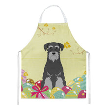 Load image into Gallery viewer, Easter Eggs Standard Schnauzer Black Grey Apron – Artist-Designed Kitchen, BBQ &amp; Craft Apron BB6034APRON