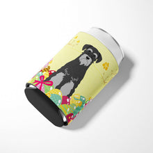 Load image into Gallery viewer, Easter Eggs Standard Schnauzer Black Grey Can or Bottle Hugger BB6034CC