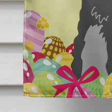 Load image into Gallery viewer, Easter Eggs Standard Schnauzer Black Grey Flag Canvas House Size BB6034CHF