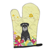 Load image into Gallery viewer, Easter Eggs Standard Schnauzer Black Grey Oven Mitt BB6034OVMT