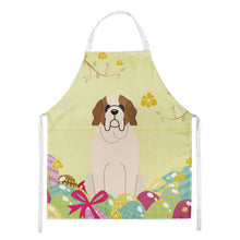 Load image into Gallery viewer, Easter Eggs Saint Bernard Apron – Artist-Designed Kitchen, BBQ &amp; Craft Apron BB6035APRON