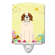 Load image into Gallery viewer, Easter Eggs Saint Bernard Ceramic Night Light BB6035CNL