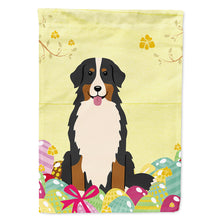 Load image into Gallery viewer, Easter Eggs Bernese Mountain Dog Flag Canvas House Size BB6036CHF