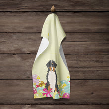 Load image into Gallery viewer, Easter Eggs Bernese Mountain Dog Kitchen Towel – Artistic Dish Towel for Everyday Use BB6036KTWL