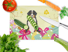 Load image into Gallery viewer, Easter Eggs Bernese Mountain Dog Glass Cutting Boards – Durable, Decorative Kitchen Art Large BB6036LCB