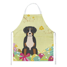 Load image into Gallery viewer, Easter Eggs Greater Swiss Mountain Dog Apron – Artist-Designed Kitchen, BBQ &amp; Craft Apron BB6037APRON
