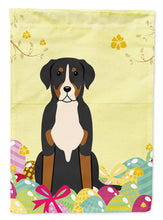 Load image into Gallery viewer, Easter Eggs Greater Swiss Mountain Dog Garden Flag - Outdoor Decorative Yard Flag BB6037GF