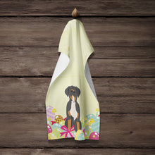 Load image into Gallery viewer, Easter Eggs Greater Swiss Mountain Dog Kitchen Towel – Artistic Dish Towel for Everyday Use BB6037KTWL