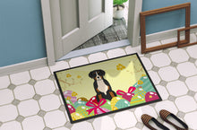 Load image into Gallery viewer, Easter Eggs Greater Swiss Mountain Dog Doormat - 18x27 Decorative Floor Mat – Indoor/Outdoor Rug with Artistic Flair BB6037MAT