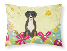 Load image into Gallery viewer, Easter Eggs Greater Swiss Mountain Dog Fabric Standard Pillowcase – Artistic Decorative Front, White Back BB6037PILLOWCASE