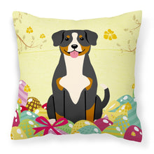 Load image into Gallery viewer, Easter Eggs Entlebucher Fabric Decorative Pillow BB6038PW1818