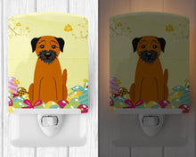 Load image into Gallery viewer, Easter Eggs Border Terrier Ceramic Night Light BB6039CNL