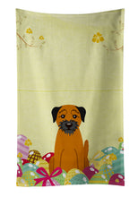 Load image into Gallery viewer, Easter Eggs Border Terrier Kitchen Towel – Artistic Dish Towel for Everyday Use BB6039KTWL