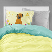 Load image into Gallery viewer, Easter Eggs Border Terrier Fabric Standard Pillowcase – Artistic Decorative Front, White Back BB6039PILLOWCASE