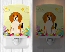 Load image into Gallery viewer, Easter Eggs Beagle Tricolor Ceramic Night Light BB6040CNL