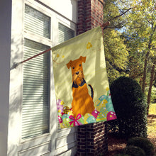 Load image into Gallery viewer, Easter Eggs Airedale Flag Canvas House Size BB6041CHF